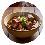 Caldo de Costelinha e bacon